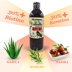 caballado closeup of shampoo pour highlighting creamy texture and easy spread