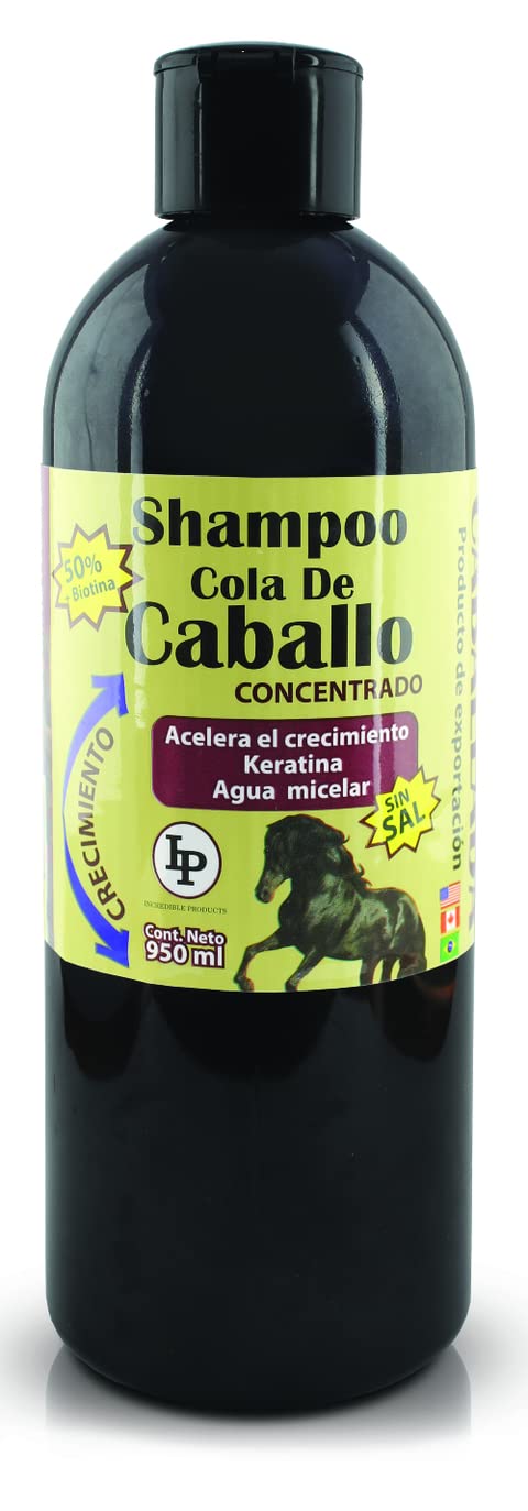 caballado front bottle 950ml showing label and benefit of gentle cleansing