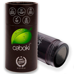 Caboki front applicator bottle showing compact design and easy dispensing benefit