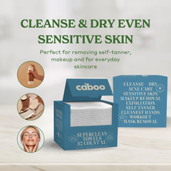 Caboo close-up of towel texture highlighting soft, lint-free surface