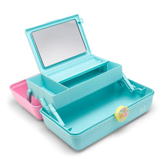 Caboodles built-in mirror detail enabling quick touch-ups on the go
