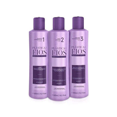 CADIVEU front packaging showing three 300ml bottles, clear kit and professional finish