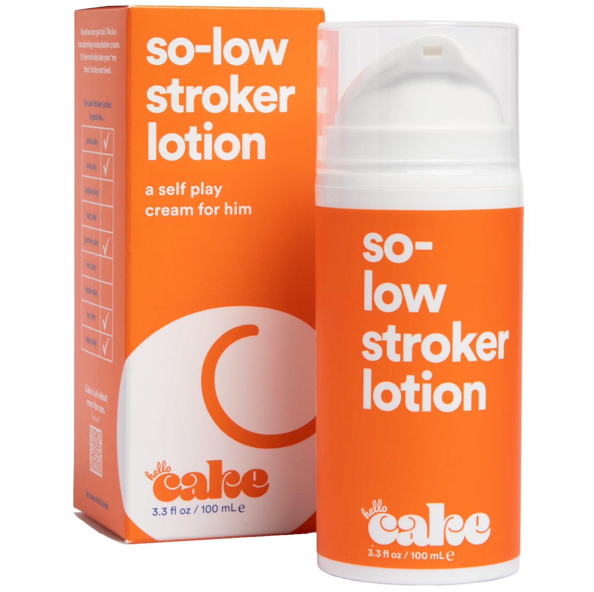 cake bottle front view showing label and compact travel benefit