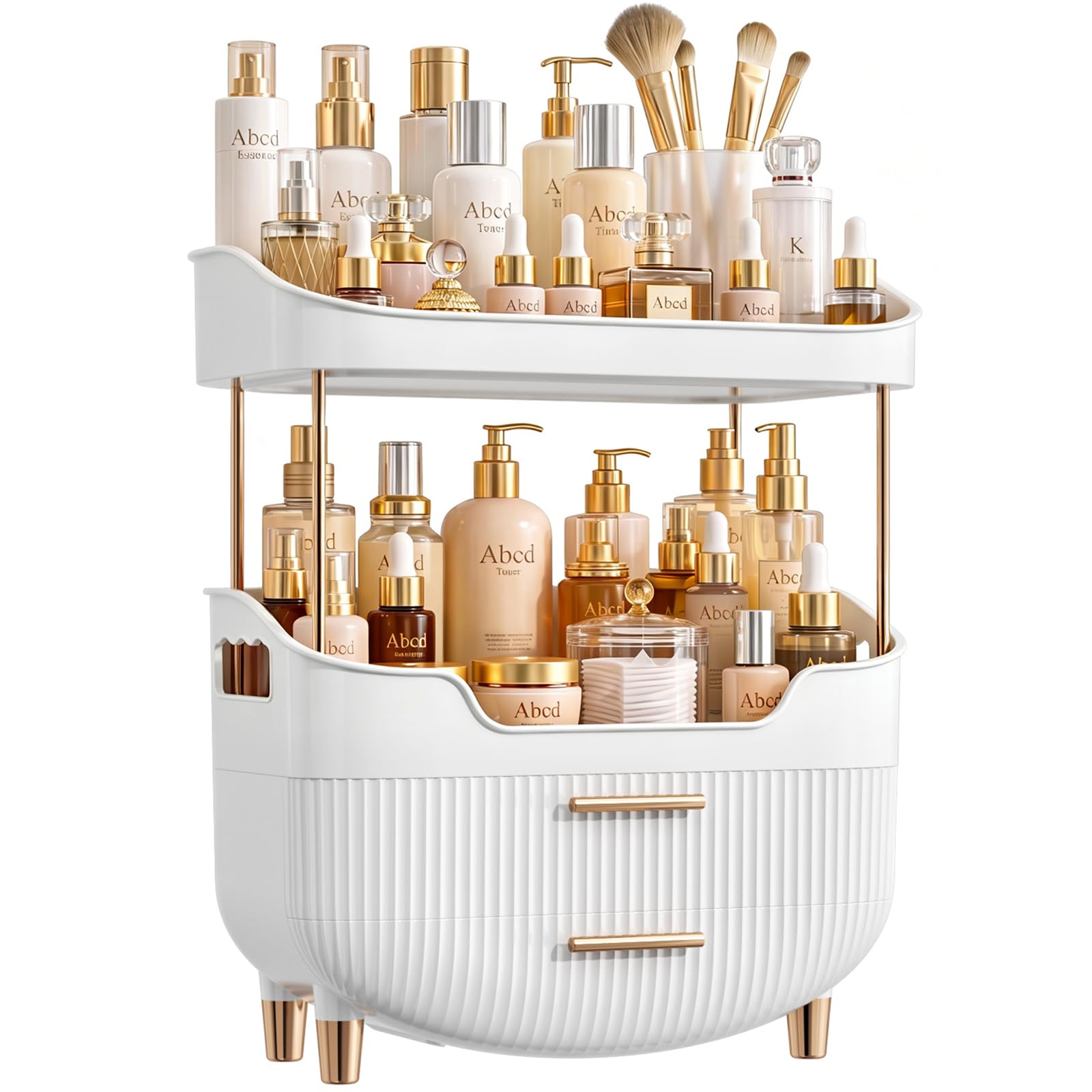 caktraie front view organizer on counter shows tidy storage benefit