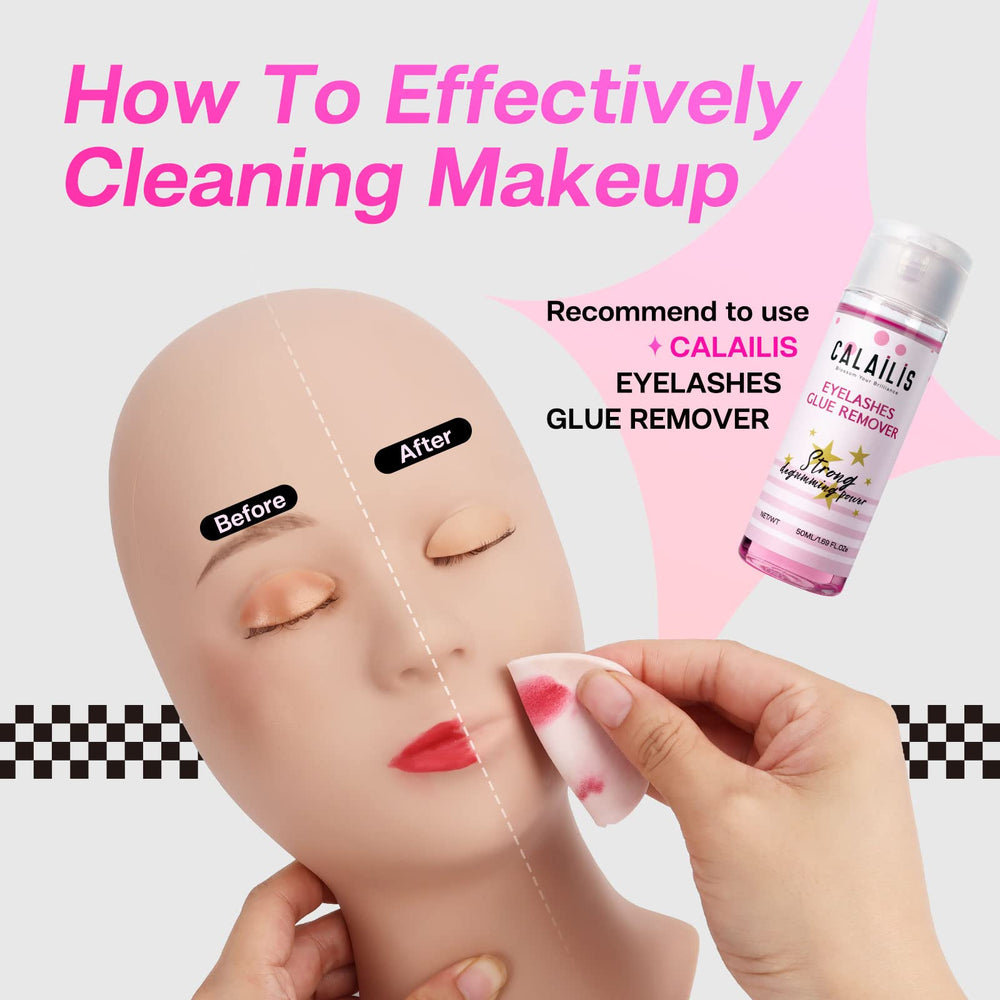CALAILIS four removable eyelids laid out showing easy swapping for repeated sessions