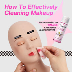 CALAILIS four removable eyelids laid out showing easy swapping for repeated sessions