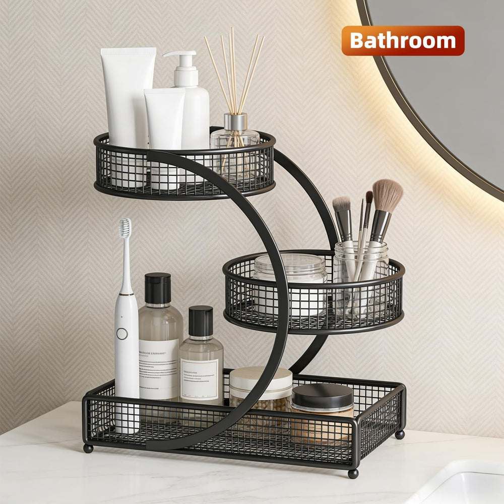 Calaytaly styled in bathroom showing moisture-safe metal and neat countertop