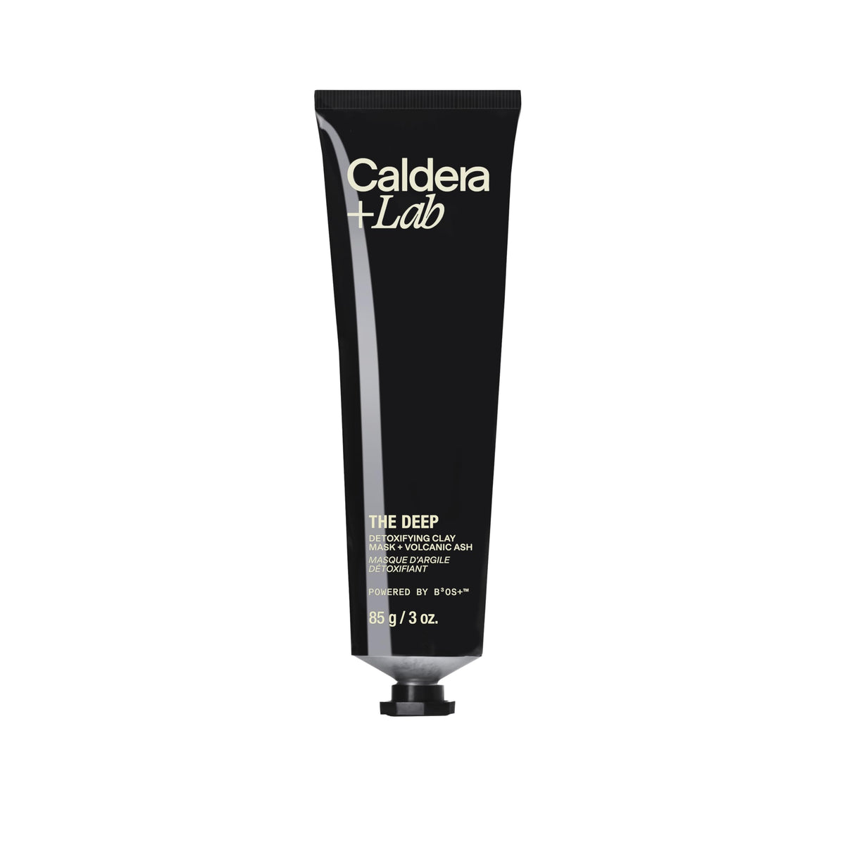 Caldera + Lab front packaging showing product details and clean design benefits clarity