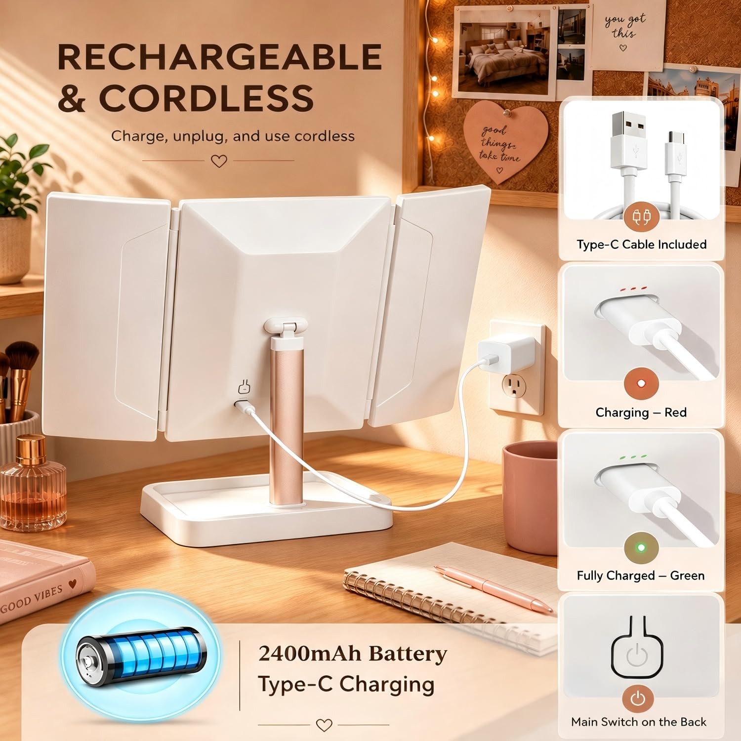 CALEPOP folded flat for compact storage and easy portability