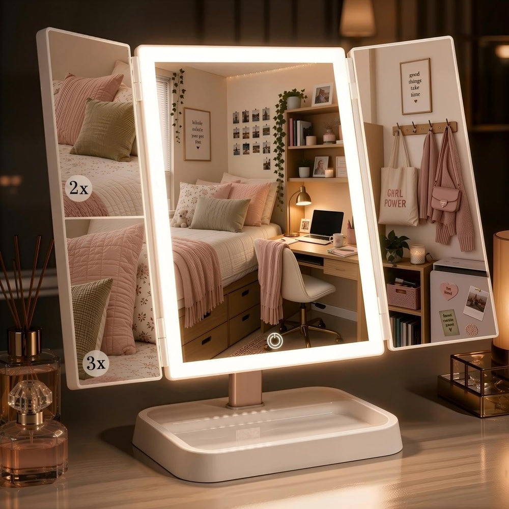 CALEPOP front view showing bright LEDs and full-face benefit
