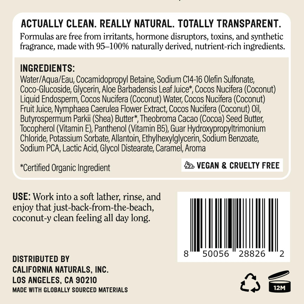 California Naturals blue lotus botanical close-up conveying soothing properties