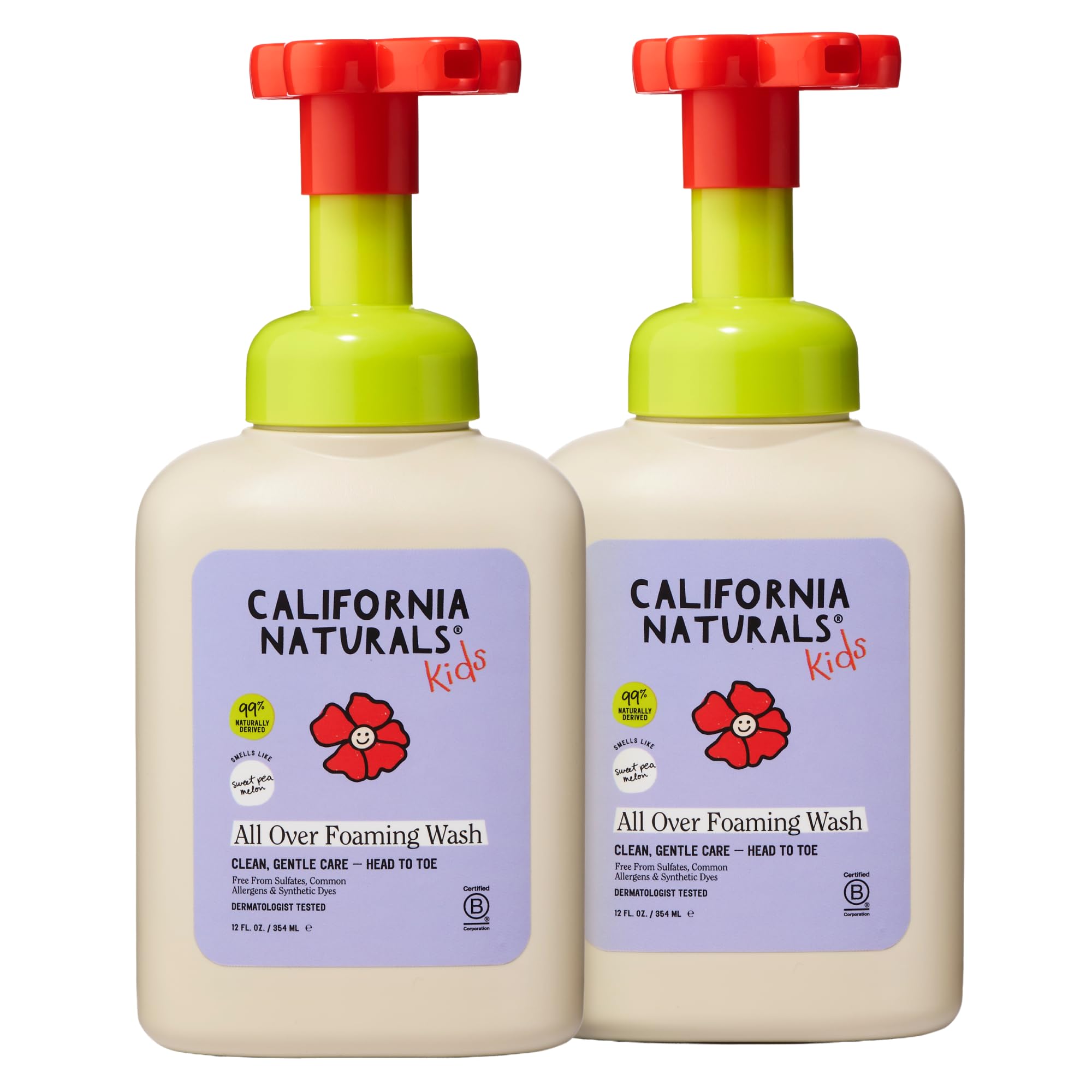 California Naturals front packaging showing kid-friendly design and gentle benefits