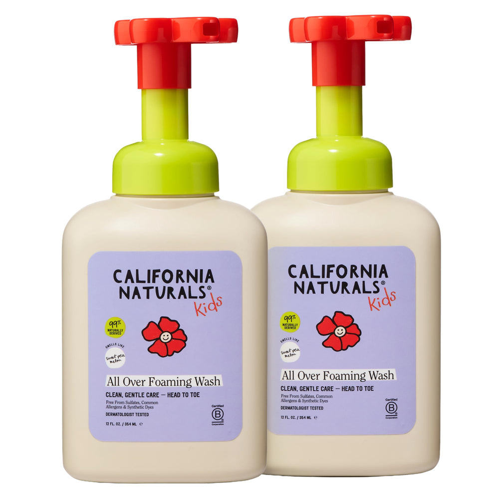 California Naturals front packaging showing kid-friendly design and gentle benefits