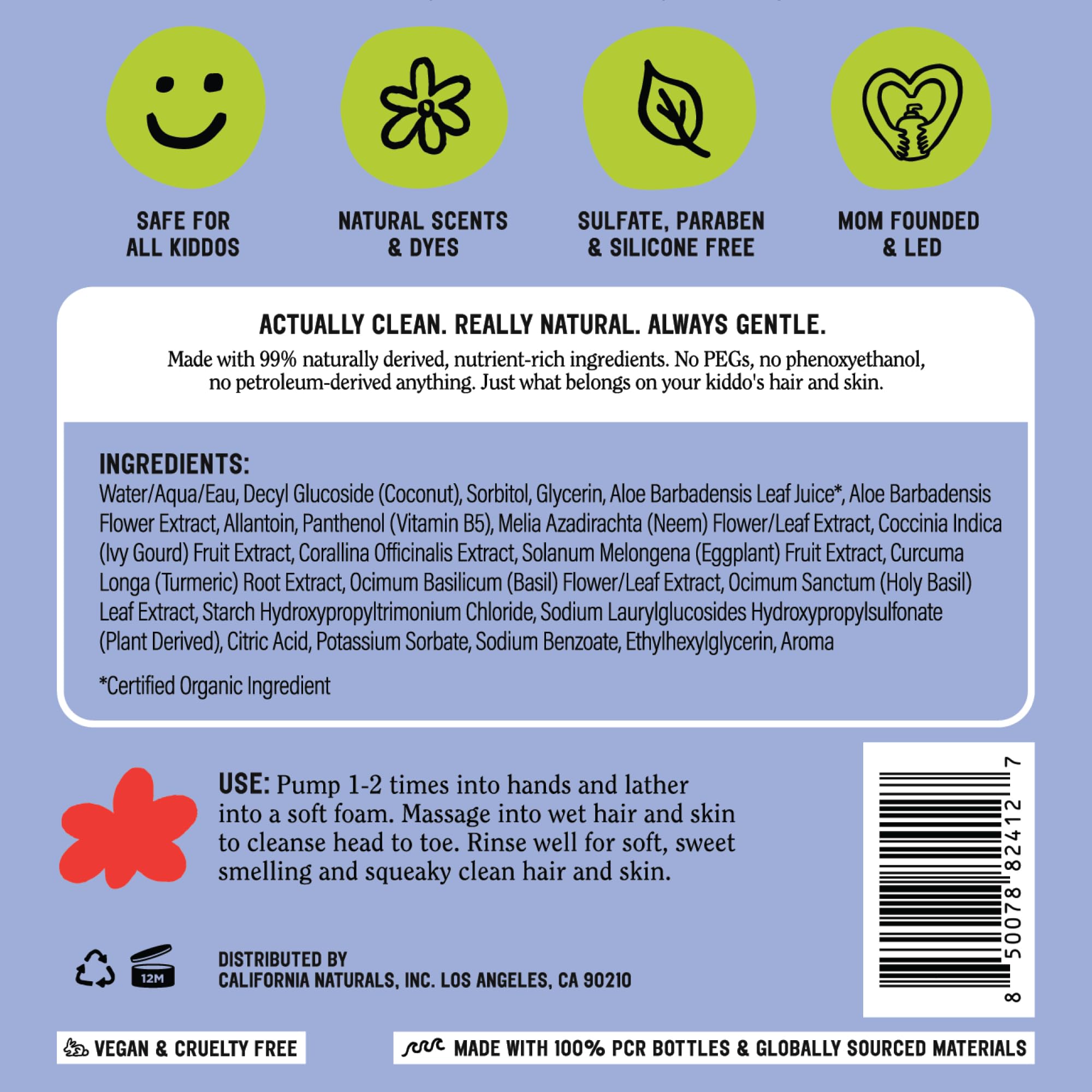 California Naturals neem extract close-up emphasizing protective plant-derived care