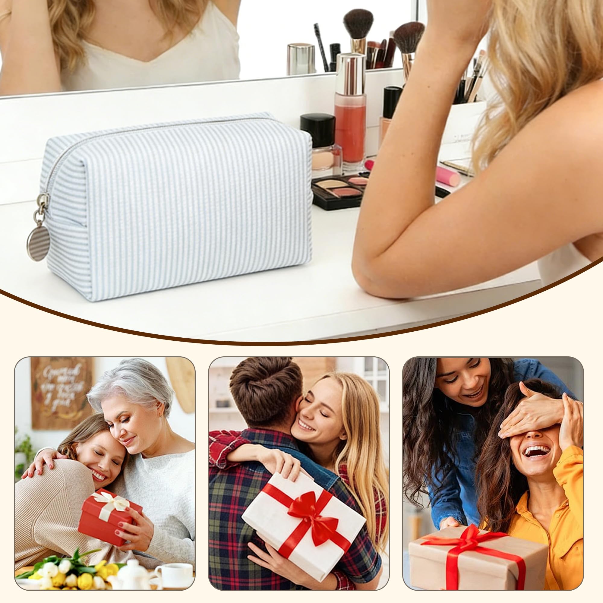 CALINNL folded flat in handbag shows space-saving convenience