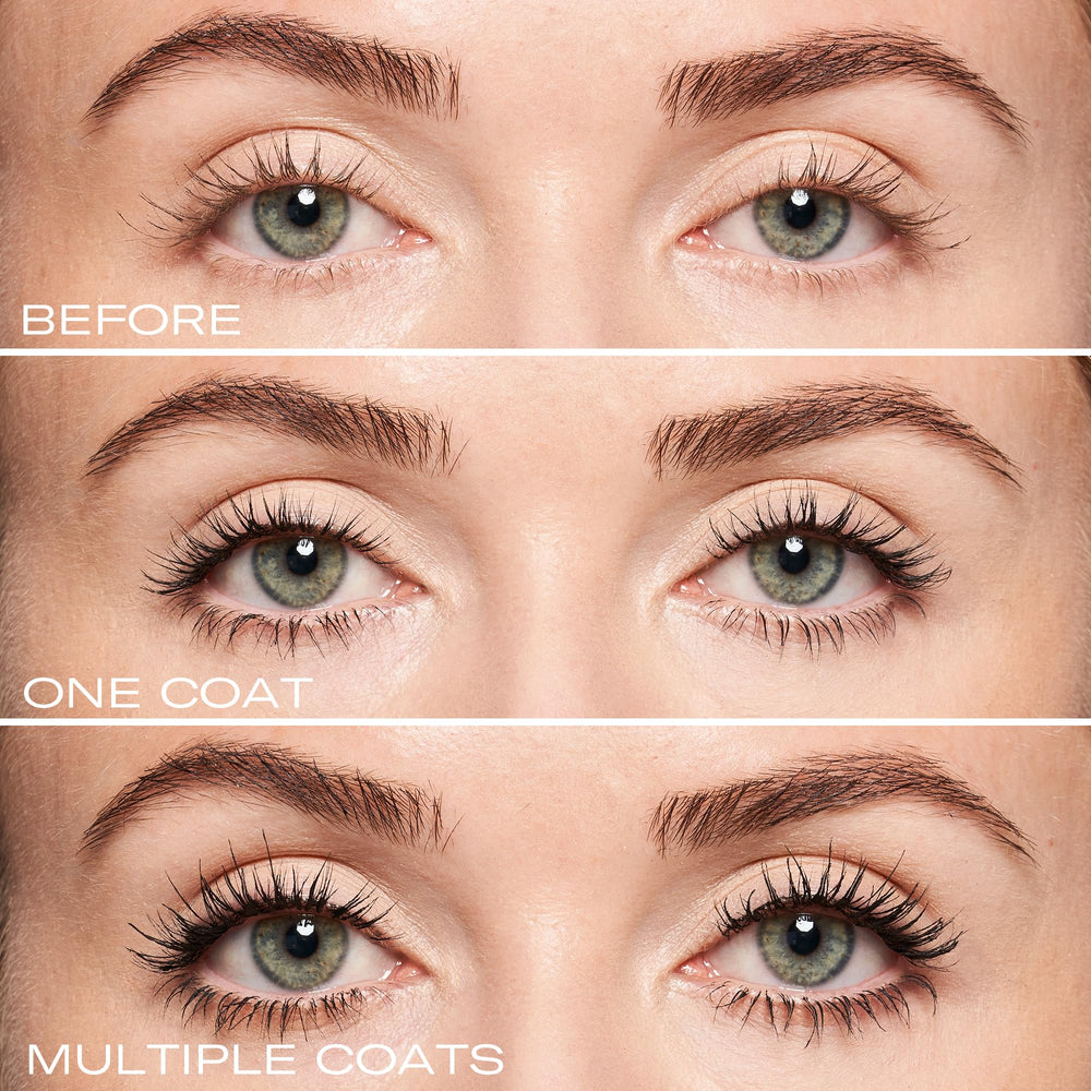 Caliray texture swiped on skin illustrating smooth, clump‑resistant finish