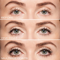 Caliray texture swiped on skin illustrating smooth, clump‑resistant finish