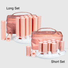 Calista claw clip detail holding a roller securely for slip-free styling benefit
