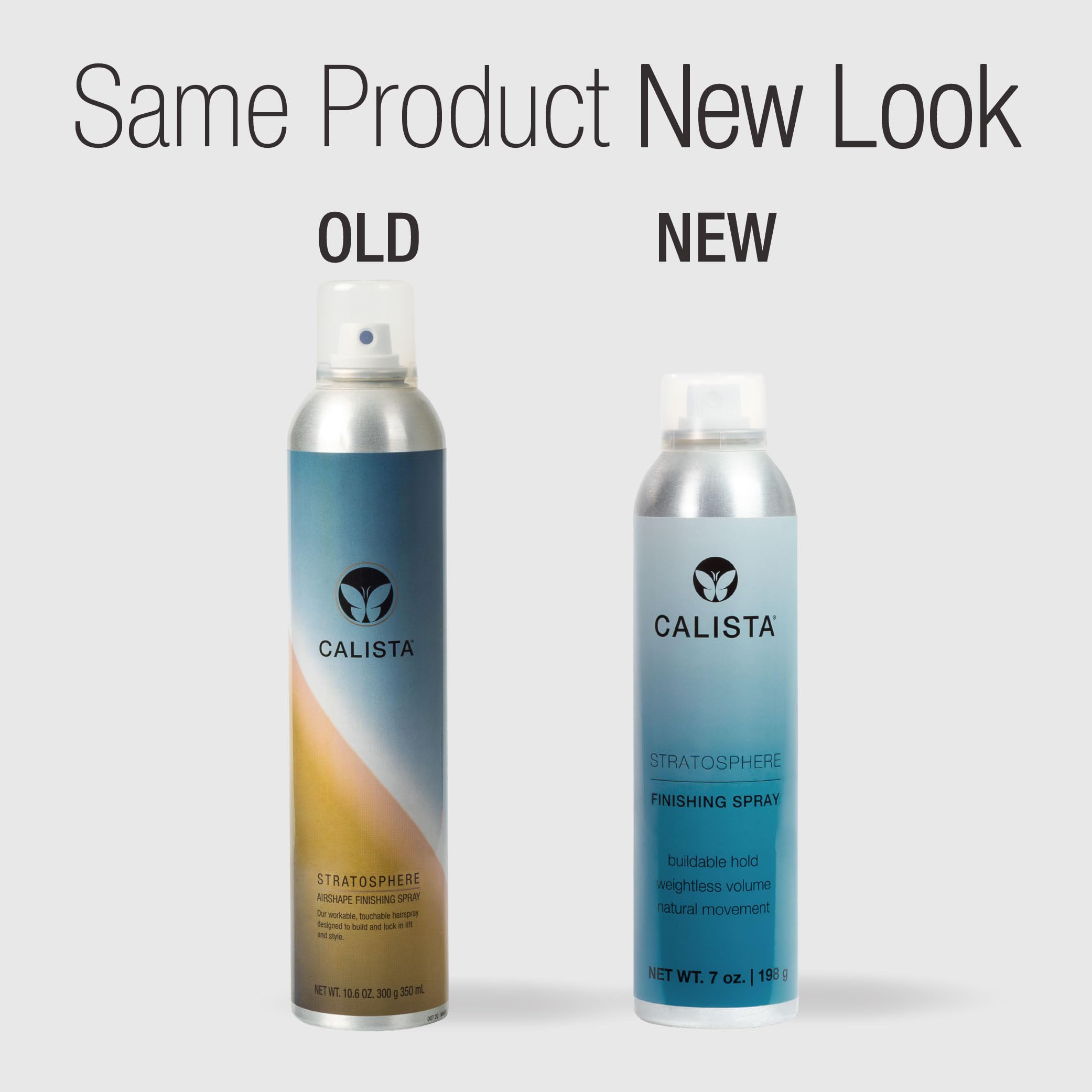 Calista product held in hand to show 7 oz scale and travel-friendly size