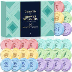 CalmNFiz front box packaging showing 30-pack and gift-ready presentation