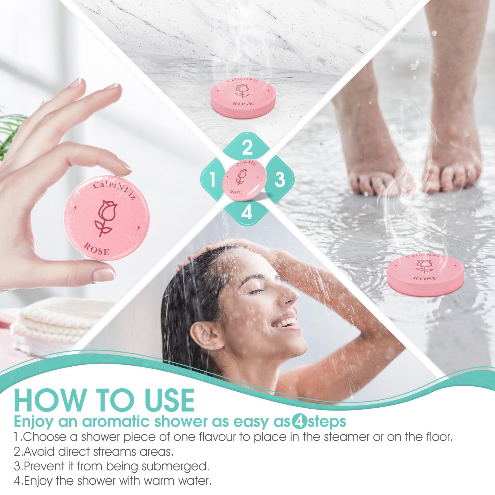 CalmNFiz individually wrapped tablets emphasizing freshness and gifting ease