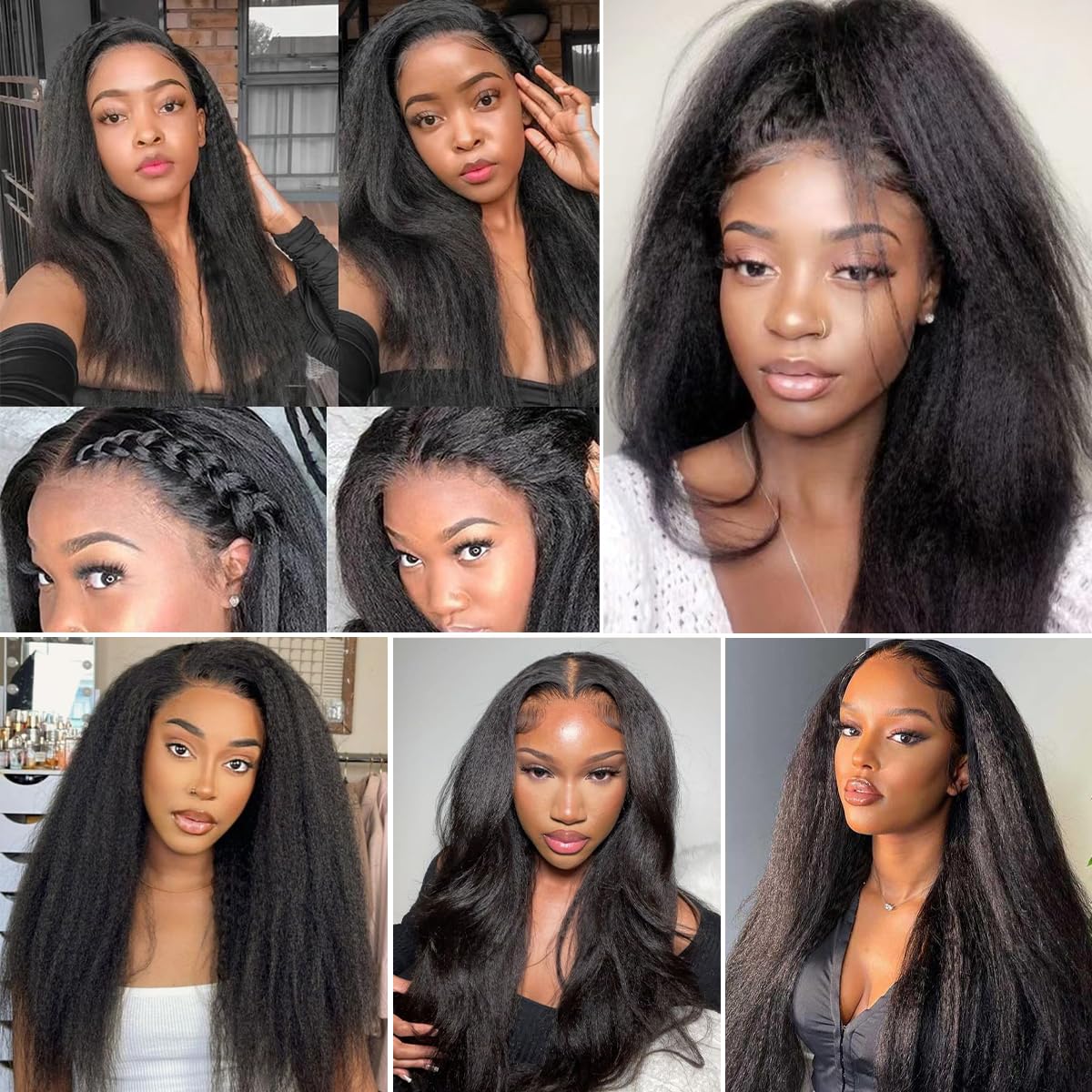 CALNESHIA lifestyle shot in beauty studio showcasing wearable volume and salon-ready look