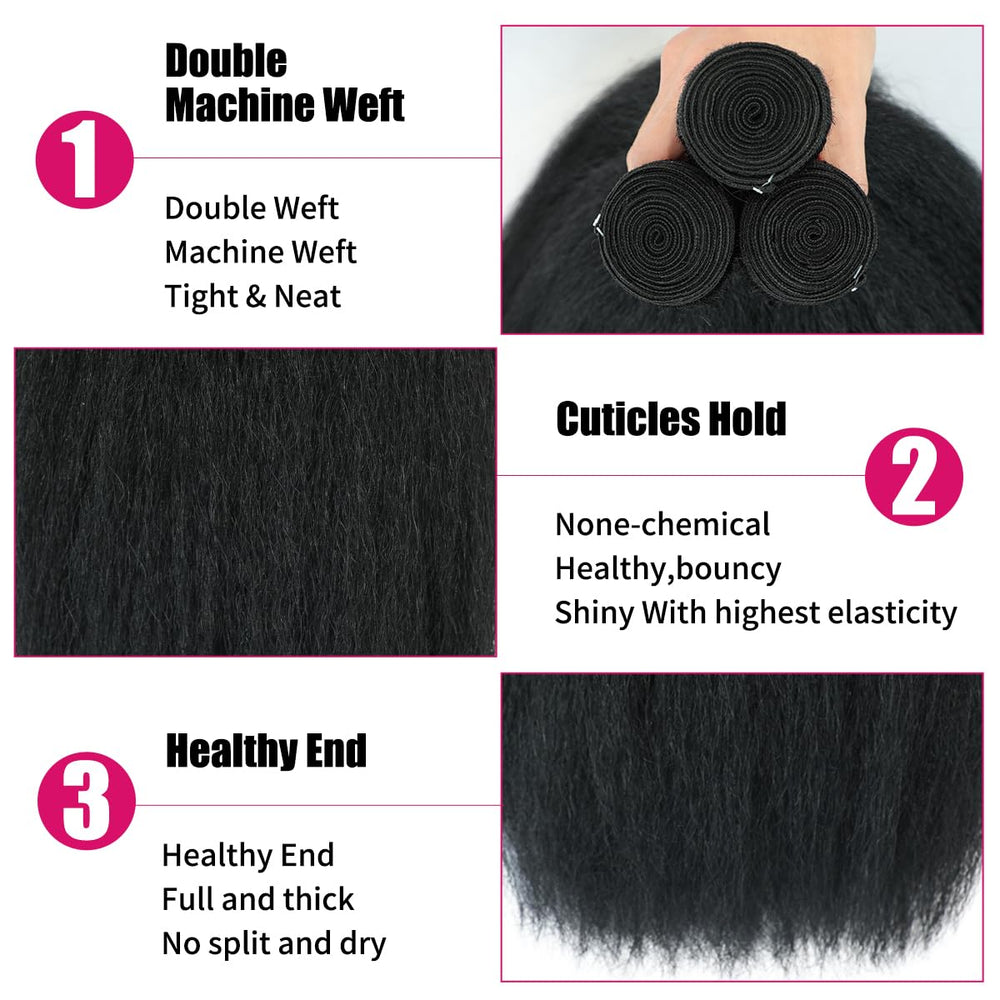 CALNESHIA strand texture close-up revealing natural yaki body and soft touch