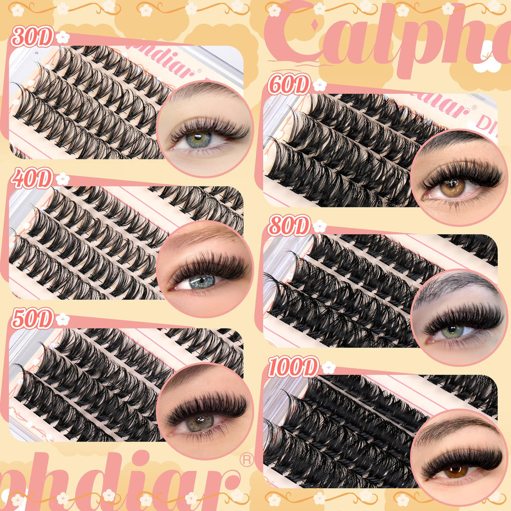 calphdiar close-up of cluster texture showing soft fibers and fluffy volume benefit