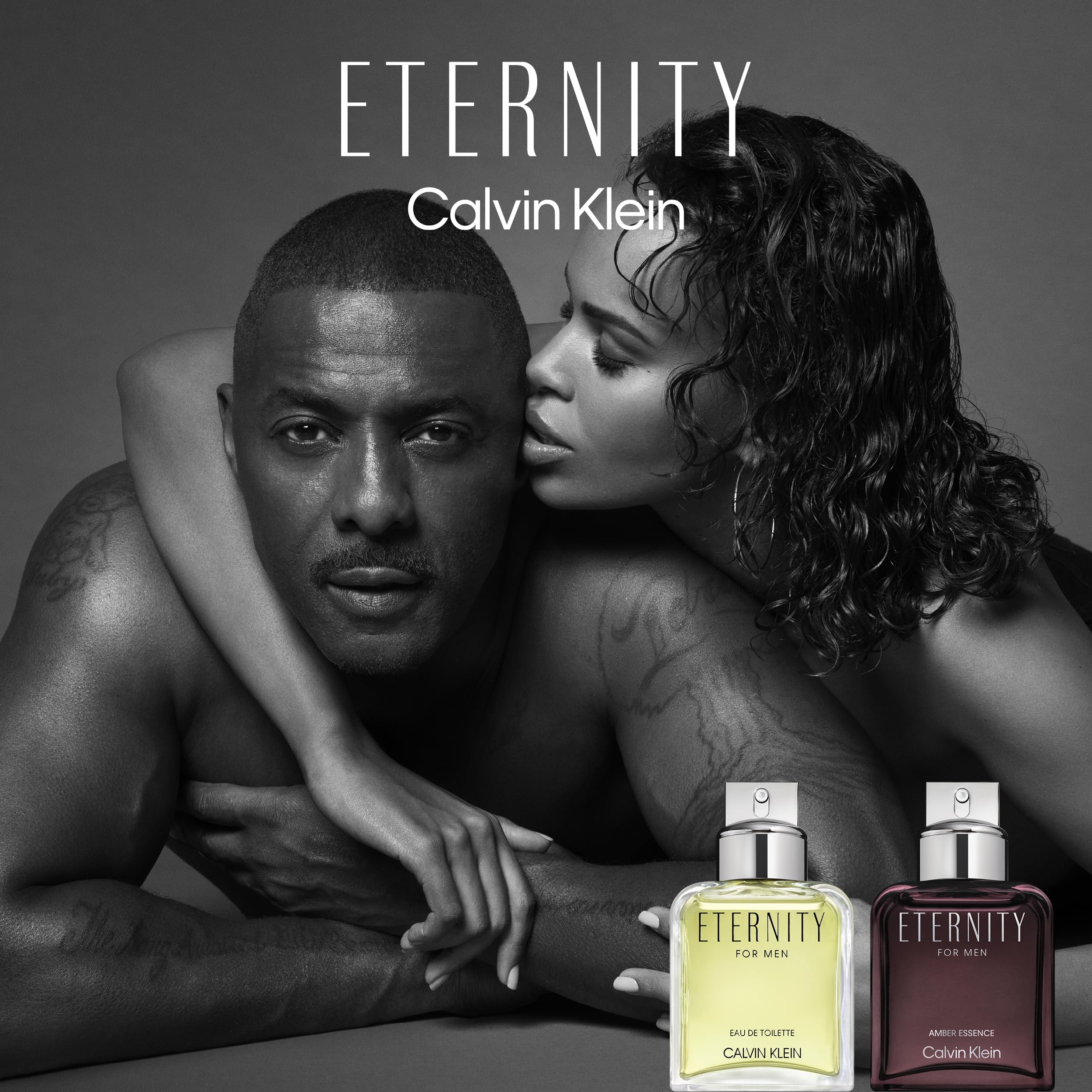 Calvin Klein Eternity ingredients display with bergamot and mandarin highlighting fresh citrus brightness