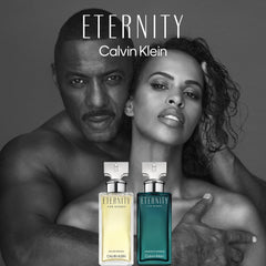 Calvin Klein Eternity nozzle close-up emphasizing precise mist and long wear