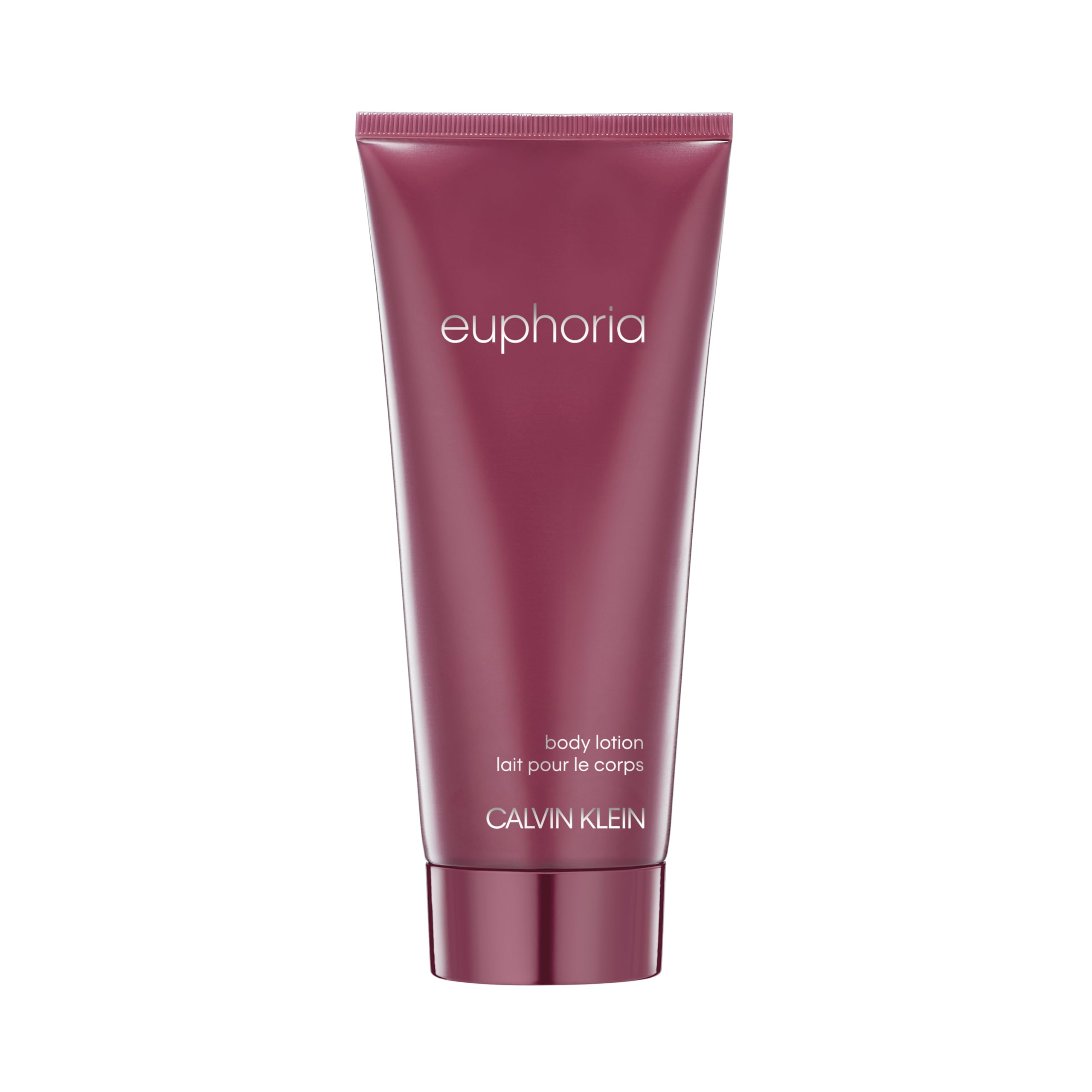 Calvin Klein front packaging shows bottle and elegant branding, adds instant luxury