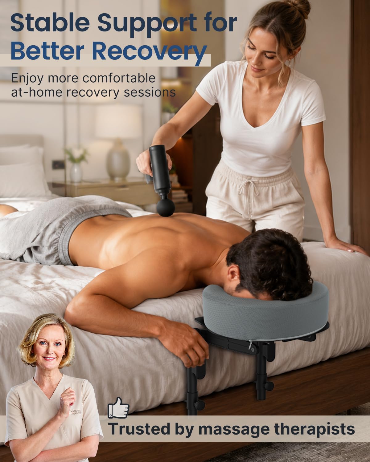 CALZORO chest cushion close view providing upper-body comfort