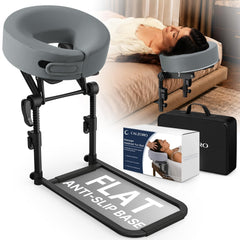 CALZORO front view of face cradle showing ergonomic shape and comfort