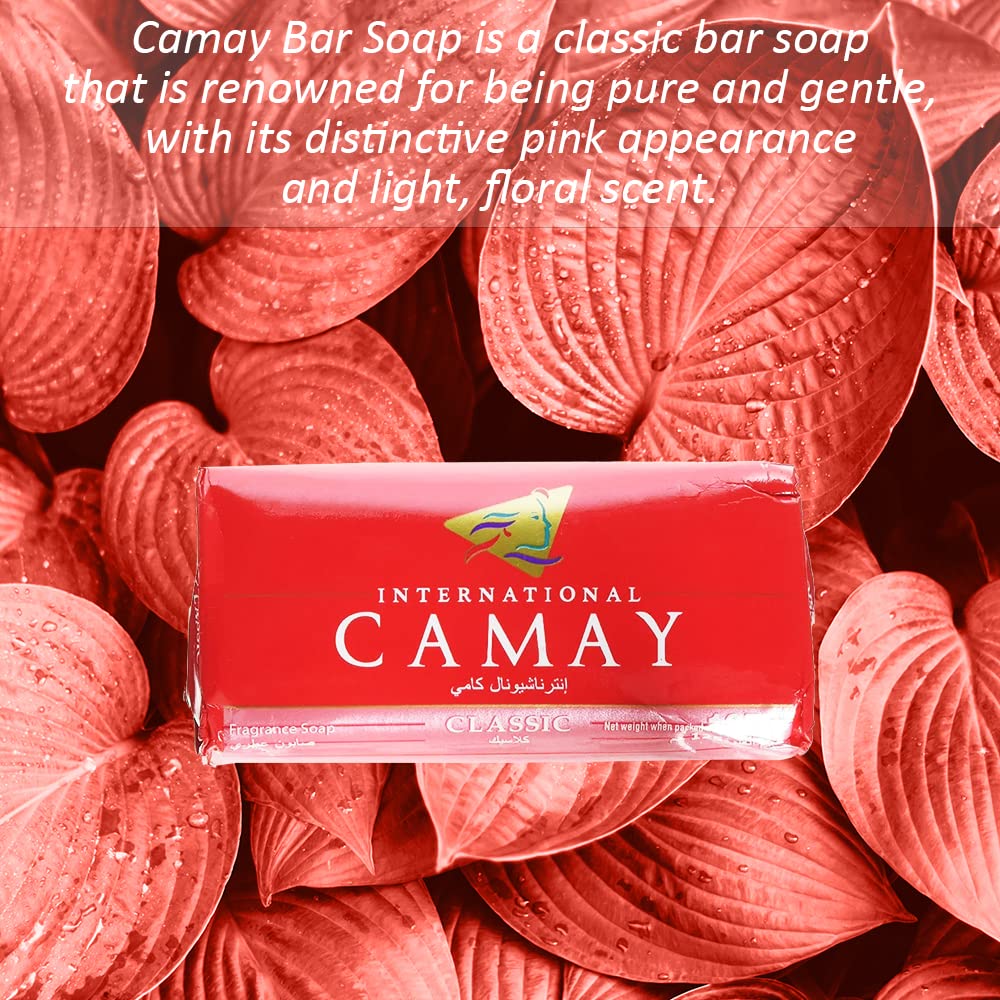 Camay bars in a bathroom setting showing convenience and everyday use
