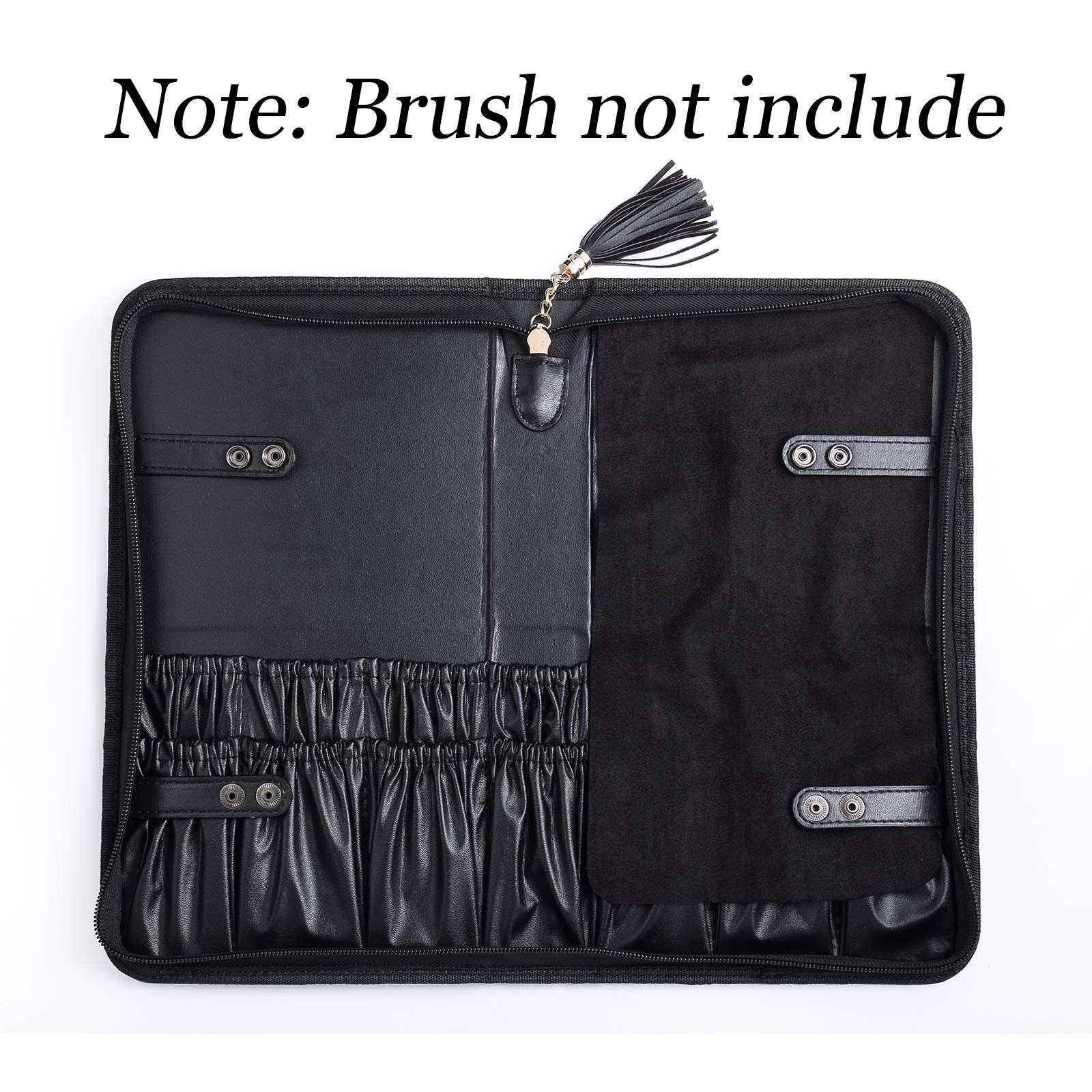 Camdeez Rownyeon opened to display brushes upright for quick selection and organization