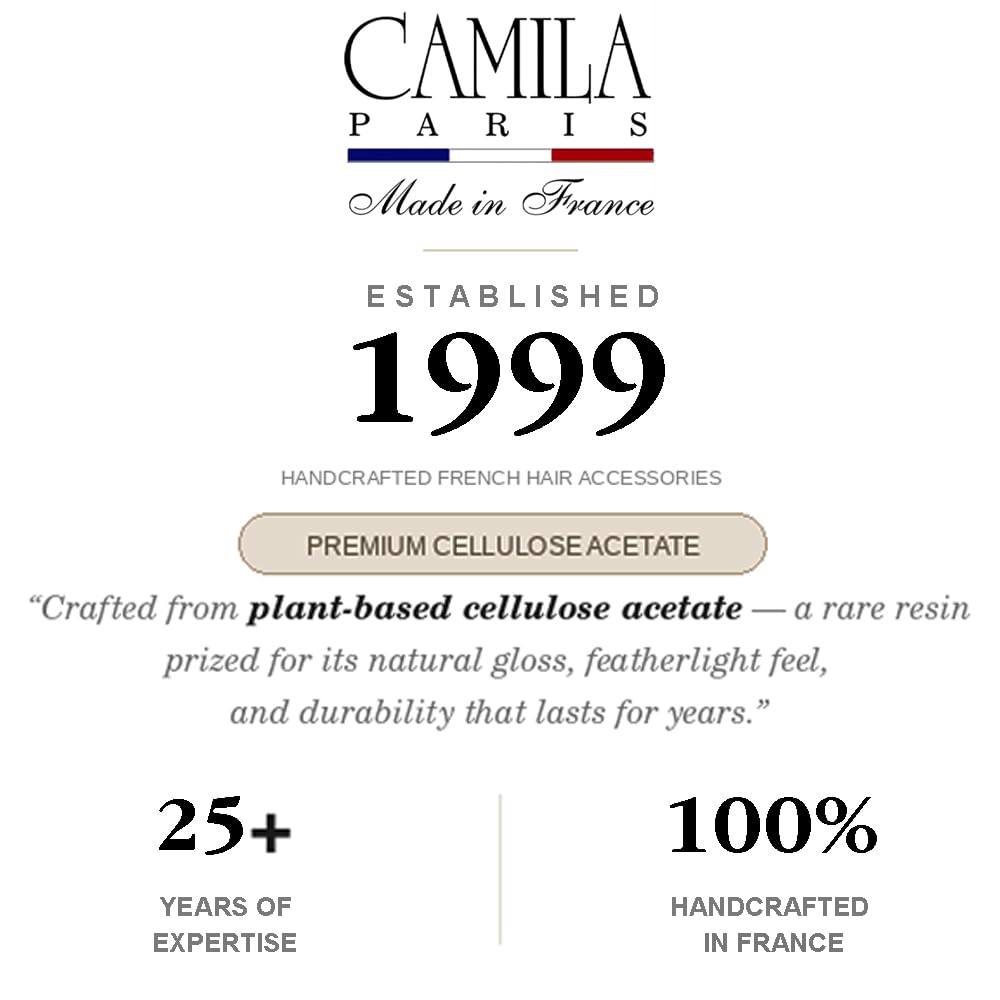 Camila Paris woman wearing barrette in half-up style for everyday elegance