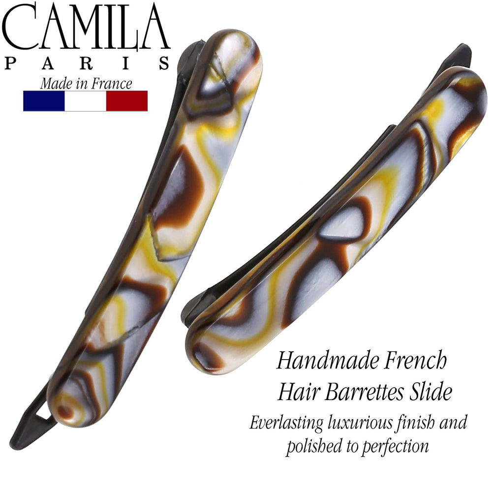 Camila Paris detailed acetate texture emphasizing durable, scratch-resistant finish