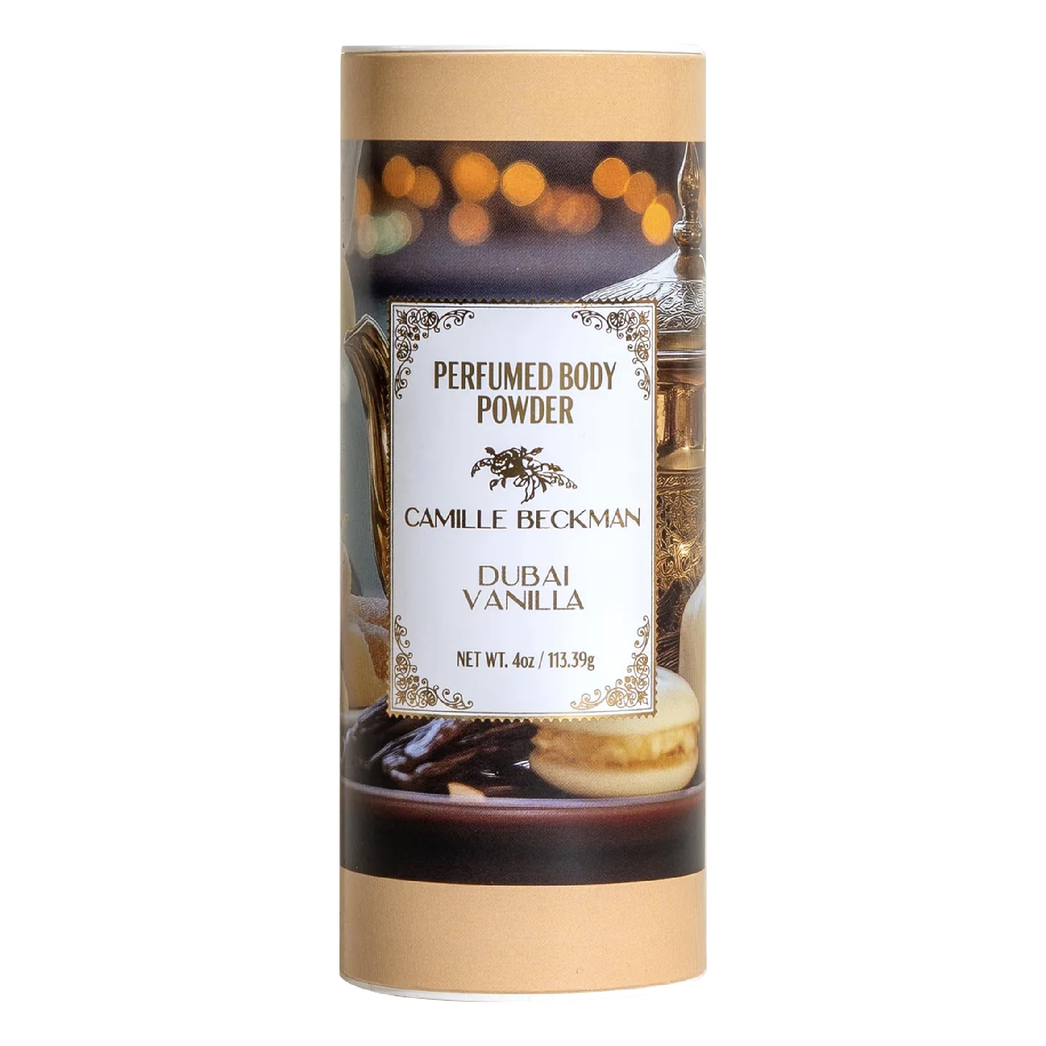 Camille Beckman front packaging showing jar and label for easy identification