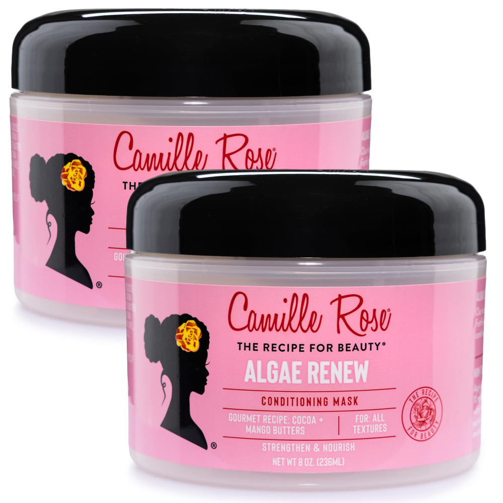 Camille Rose front packaging showing two jars and brand benefits