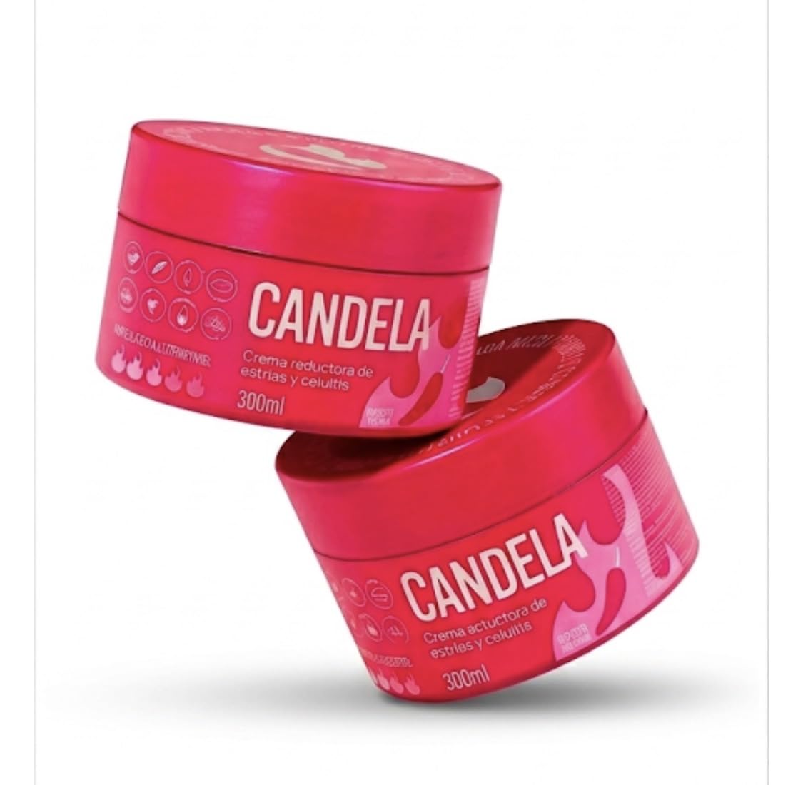 CANDELA illustrative before and after graphic showing improved skin texture benefit