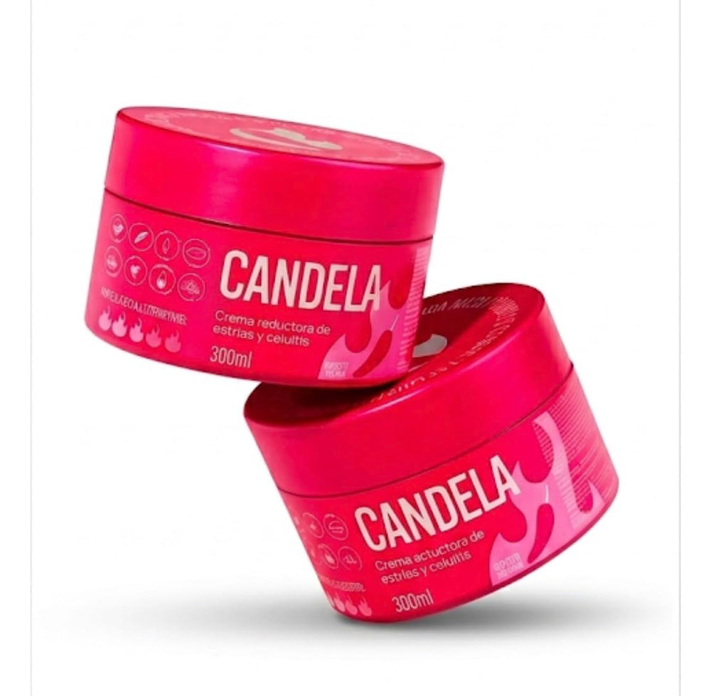 CANDELA illustrative before and after graphic showing improved skin texture benefit