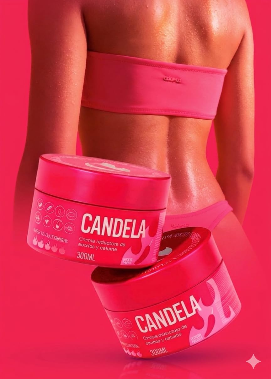 CANDELA held in hand for scale showing large 300g value benefit