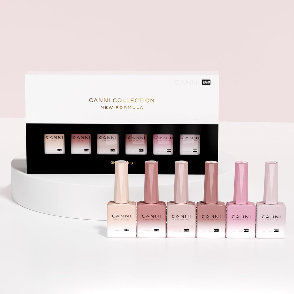 CANNI application on natural nail mid-application for salon-quality at-home benefit