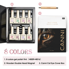 CANNI bottle label detail highlighting shade name and 9 ml volume benefit
