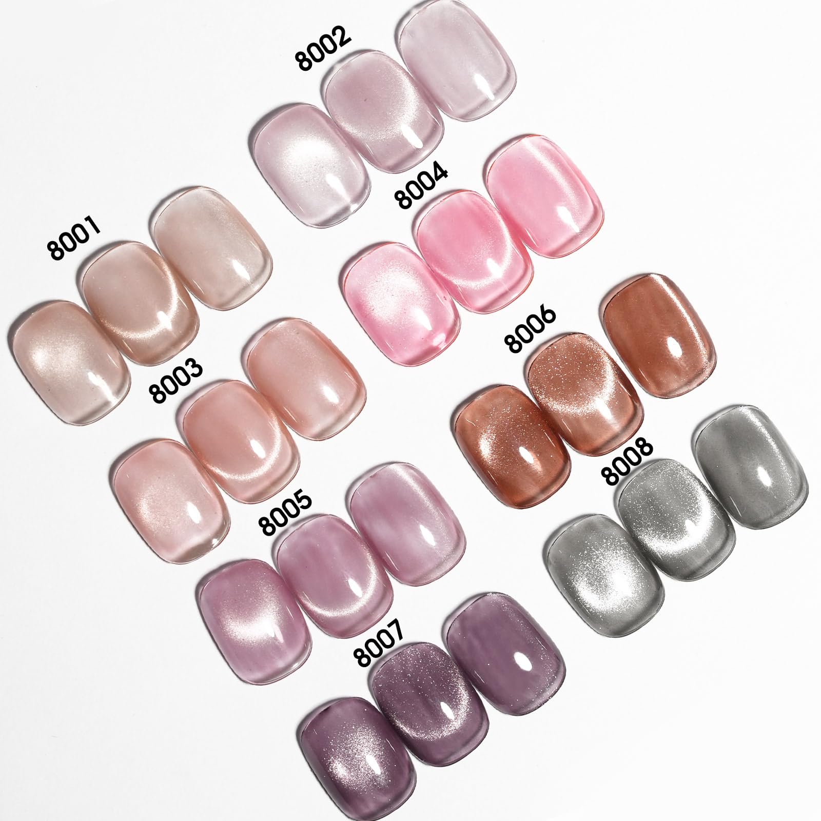CANNI bottles fanned with visible jelly pink, red, purple shades for versatile looks