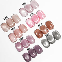 CANNI bottles fanned with visible jelly pink, red, purple shades for versatile looks