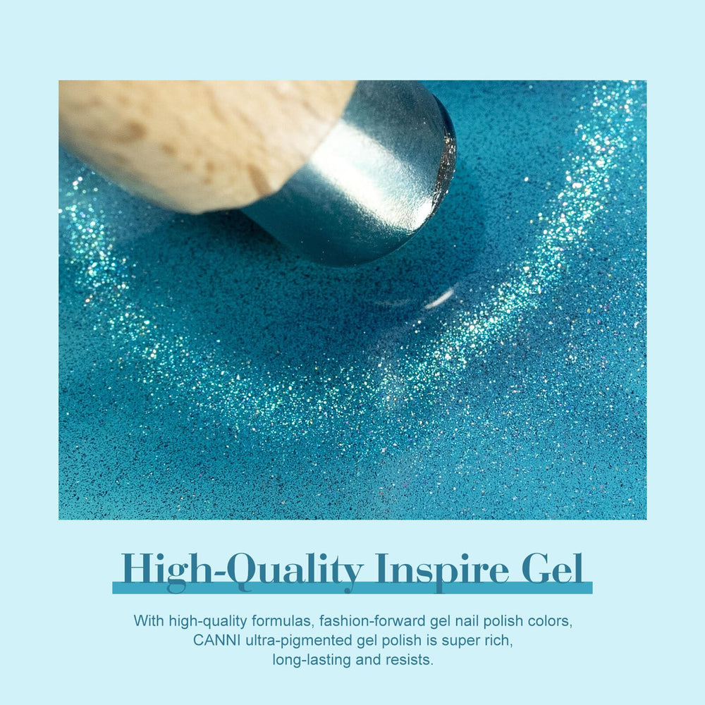 CANNI cat-eye shimmer texture close-up revealing luminous stripe depth and reflective finish