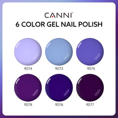 CANNI bottle close-up highlighting colored bottle and glossy finish benefit