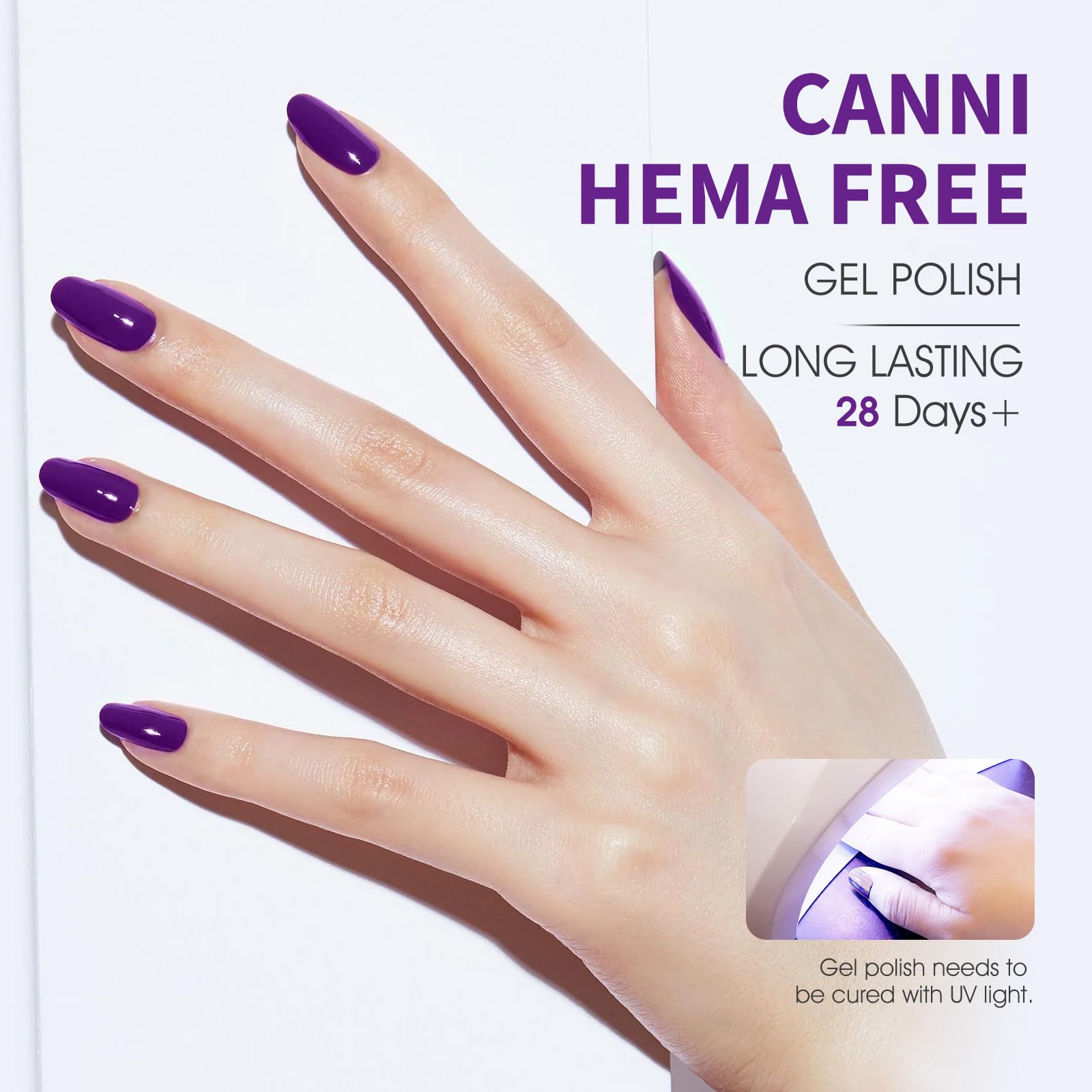 CANNI swatch fan of six shades showing pigment depth and variety
