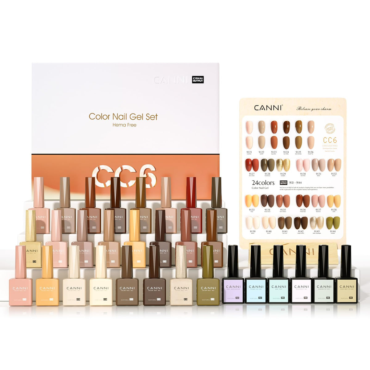 CANNI front packaging showing full 30-piece set and gift-ready box benefit